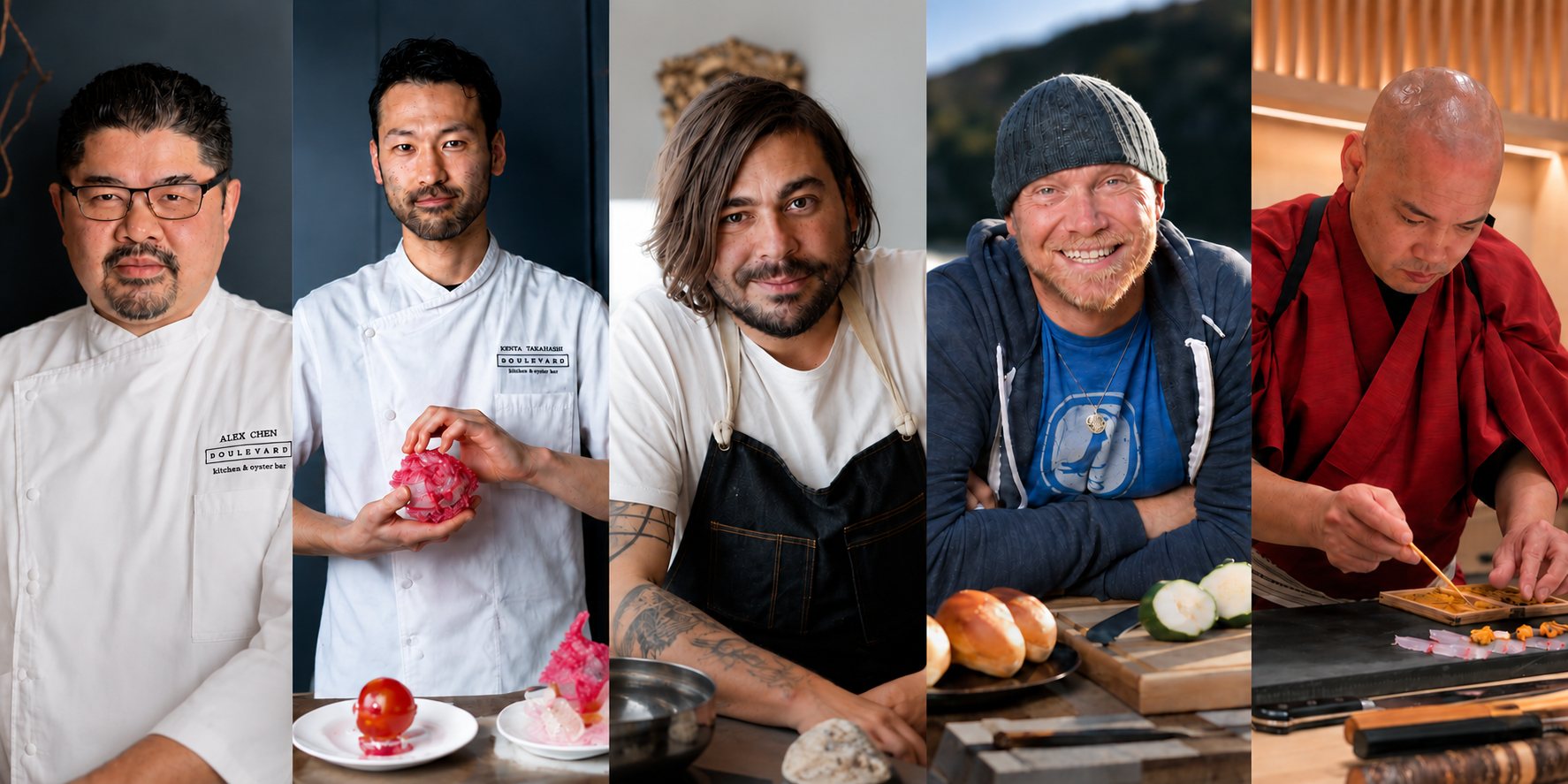 Alex Chen, Kenta Takahashi, Mandel Hitzer, Todd Perrin and Yuta Arase